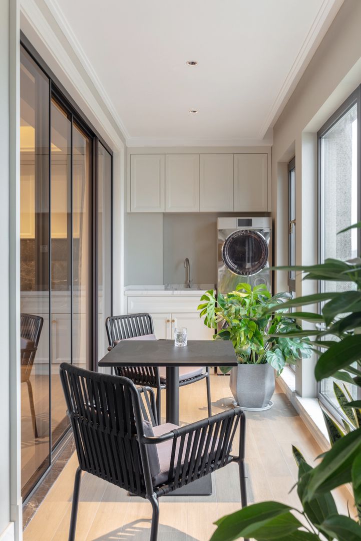 21张洗衣机+收纳柜搭配设计，这样的阳台才实用装修效果图片_19