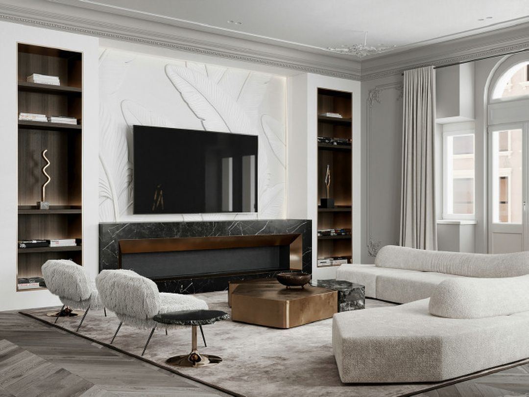 复古与现代并存的极致设计装修效果图片_3