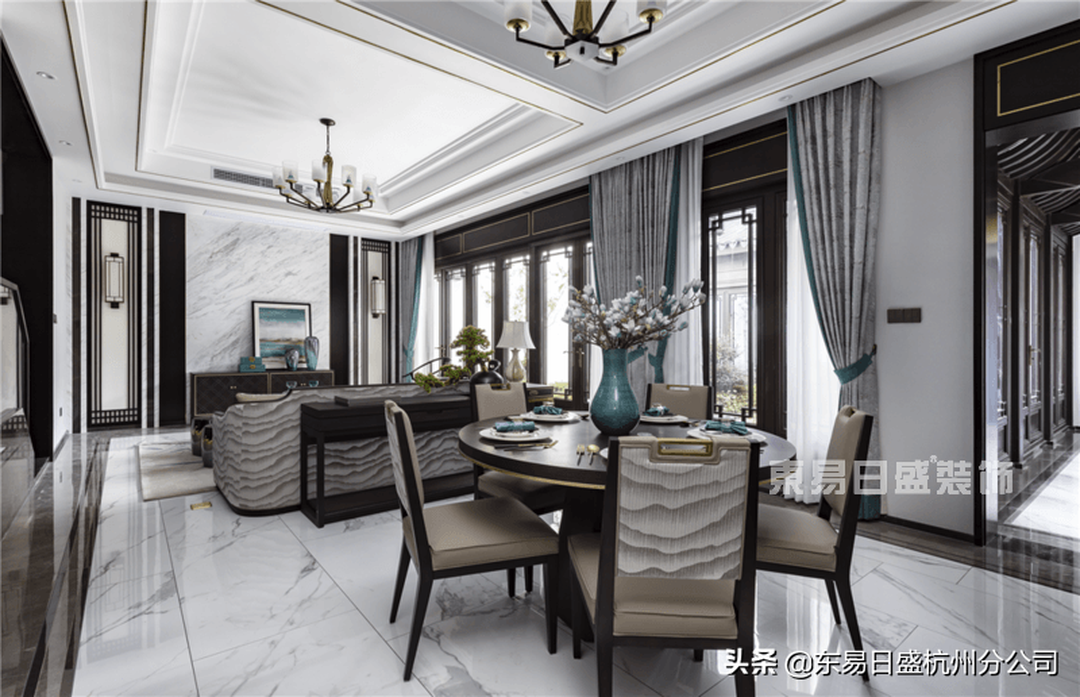 580㎡新中式装修实拍，东方灵性，与优雅一路前行装修效果图片_3