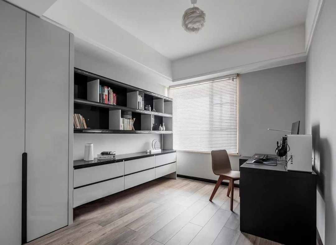 16张小户型适用的书房设计，可以参考装修效果图片_2