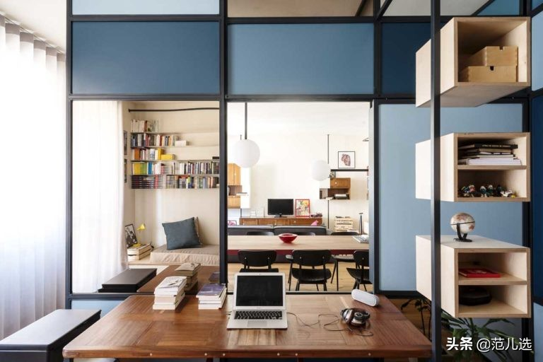 86平米3人两居，演绎简约复古小情调的家