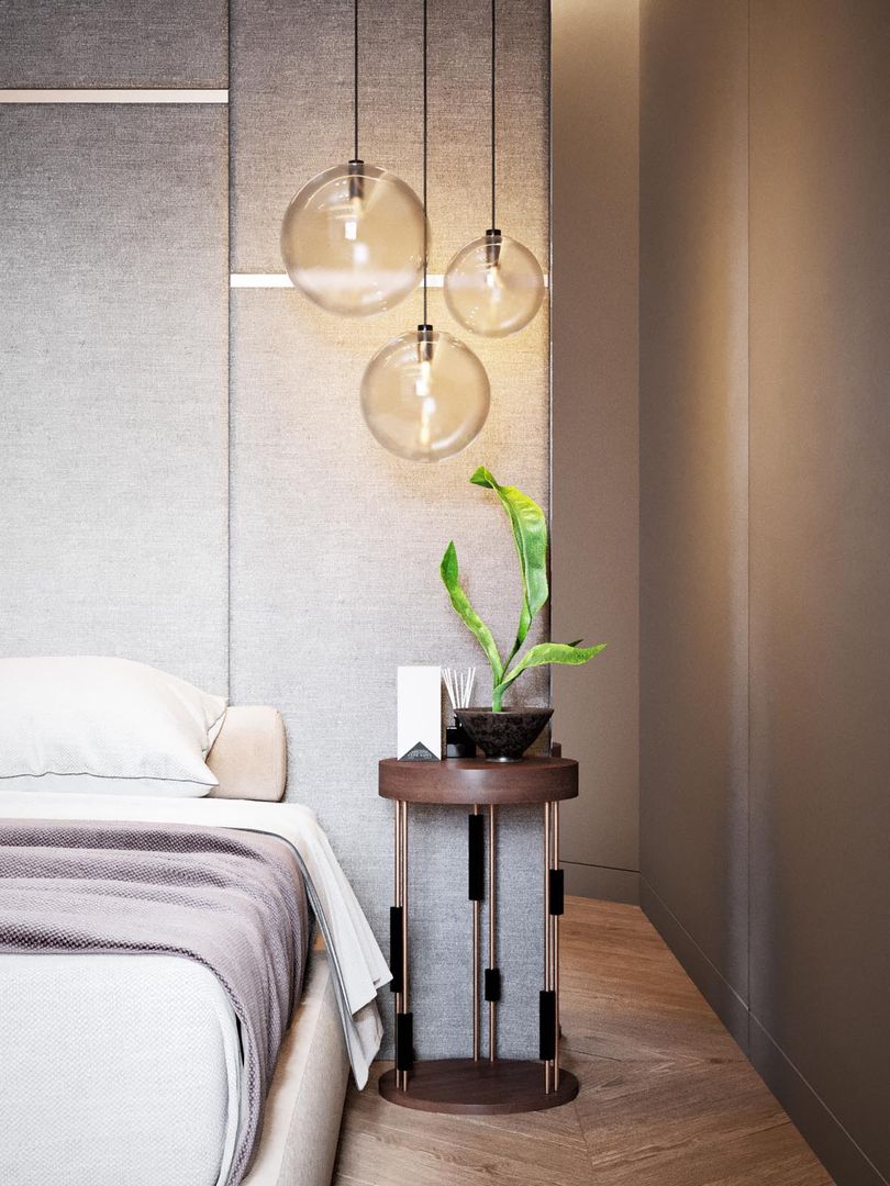 美式轻奢风格，高级灰+金色，打造居家新生活装修效果图片_9