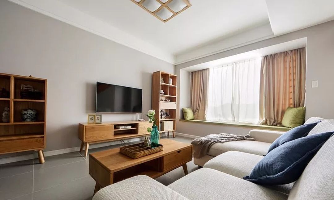 客厅有飘窗，18张软装搭配值得参考装修效果图片_18