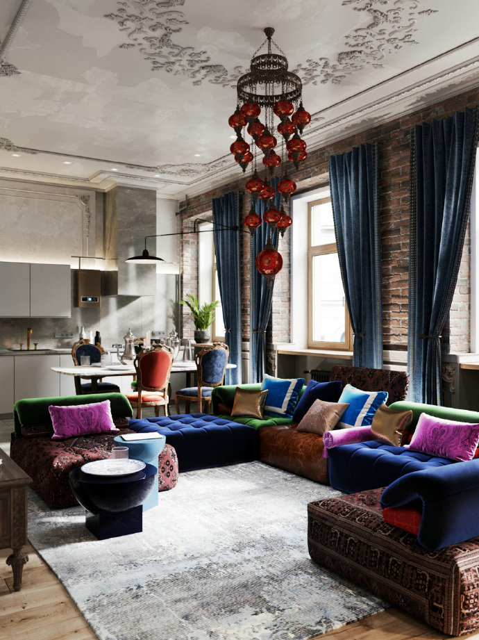 像教堂一般美丽的超美艺术欧式暖宅