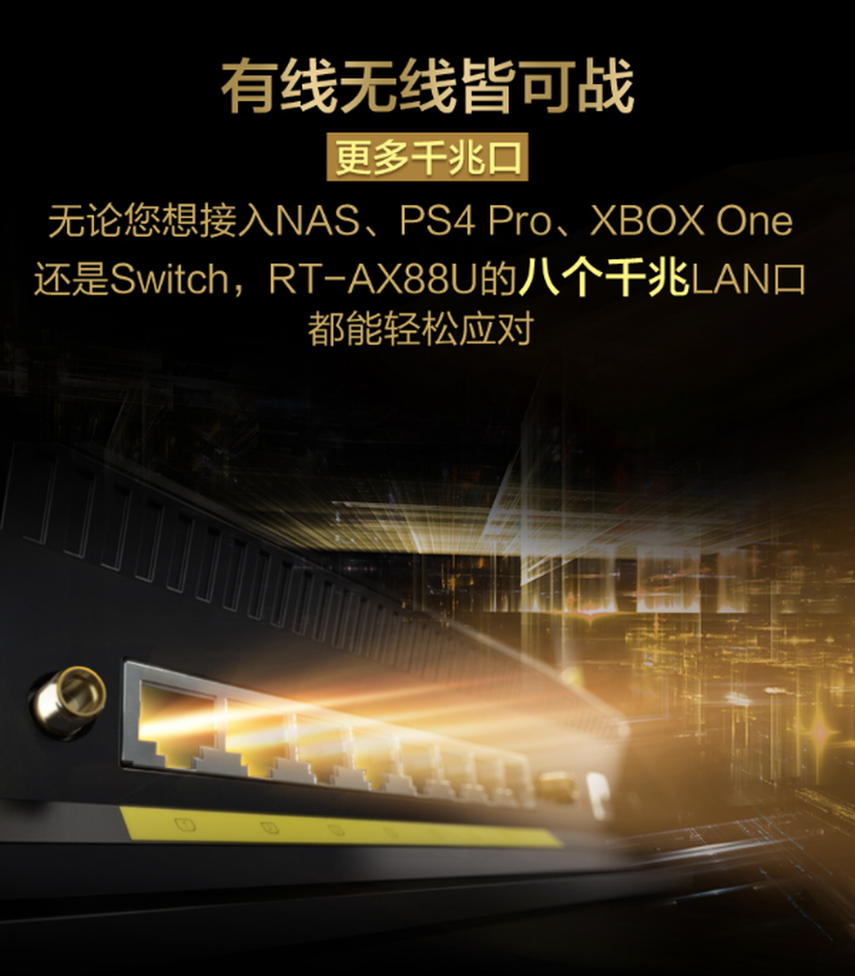 巅峰24小时，高端路由华硕RT-AX88U，你值得拥有装修效果图片_5