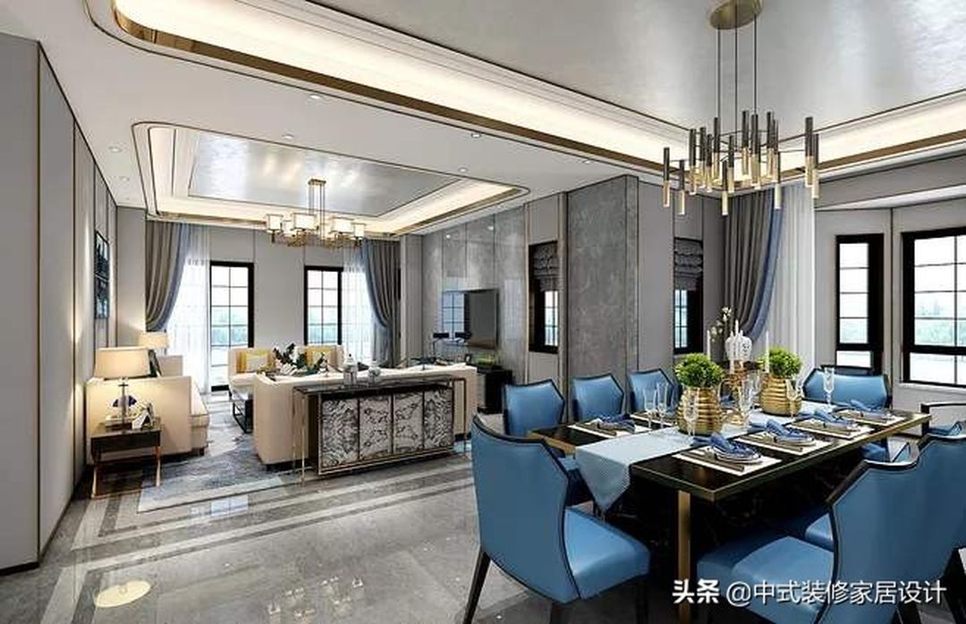 15个新中式餐厅案例，古典现代皆有，值得借鉴装修效果图片_5