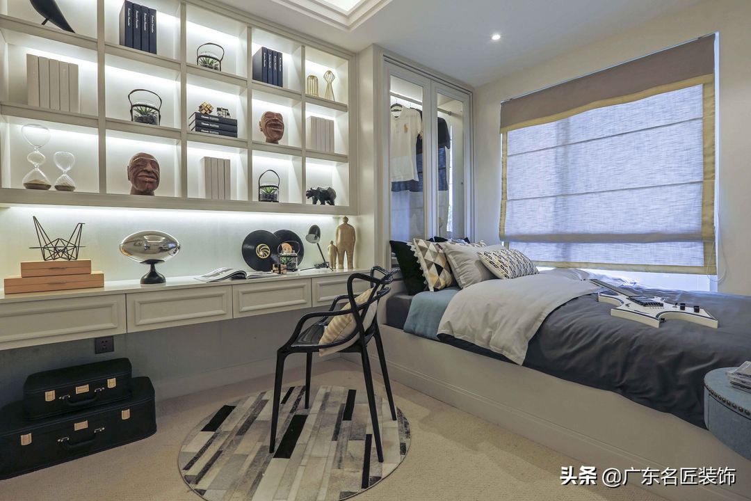 135m²欧式轻奢靓家，给你浪漫巴黎般的舒适生活装修效果图片_14
