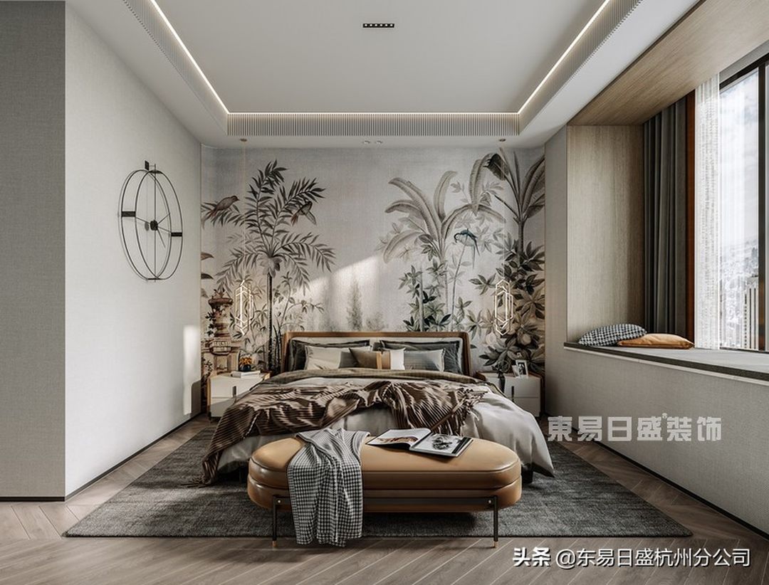 144平现代简约风格装修，静观庭前花开花落，闲看天上云卷云舒装修效果图片_5