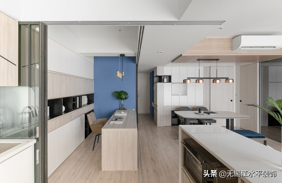 蓝色系轻奢风无锡室内装修，喜欢收藏装修效果图片_4