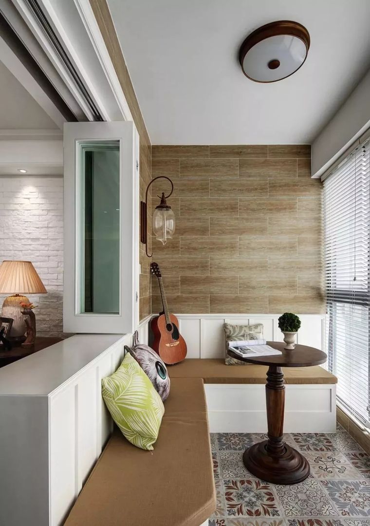 32张封闭式阳台设计，最全的参考收了备用装修效果图片_10