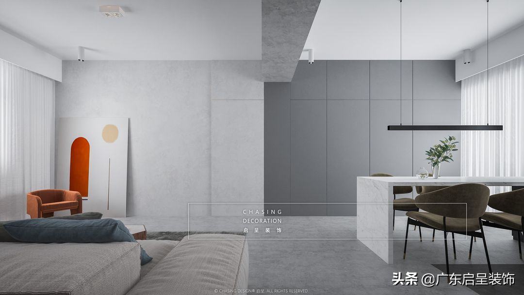 98㎡也能把Instagram统统抱回家｜#广州·白云区「地点」#装修效果图片_2