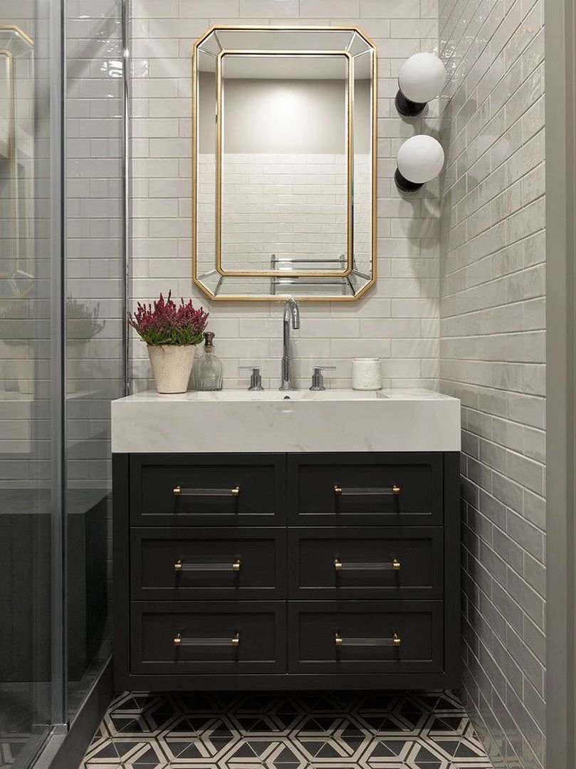 营造轻奢之美！88㎡高级灰风格气质公寓设计装修效果图片_5