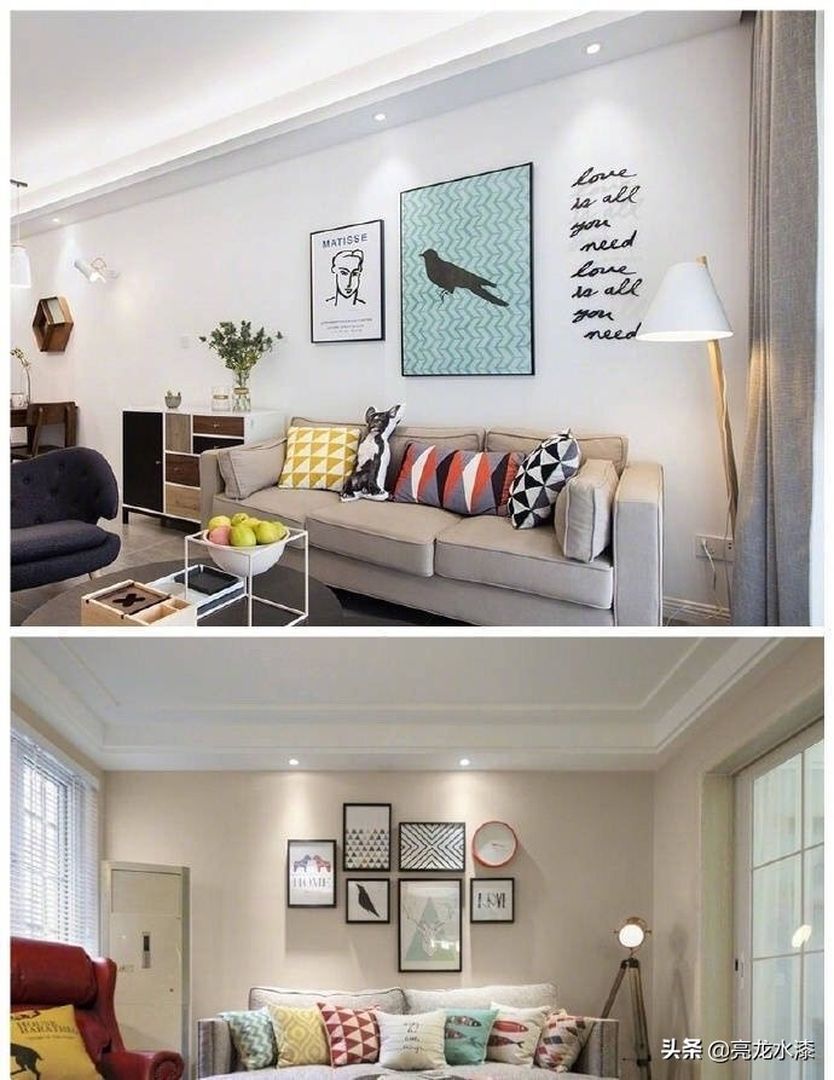 20款设计感超强的沙发背景墙，你最pick哪一款？装修效果图片_10