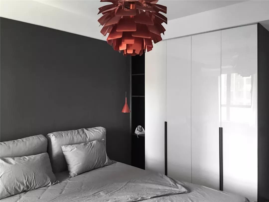 115㎡现代极简风，黑白灰冷色调，细节处理让这个家也不算很冷装修效果图片_10