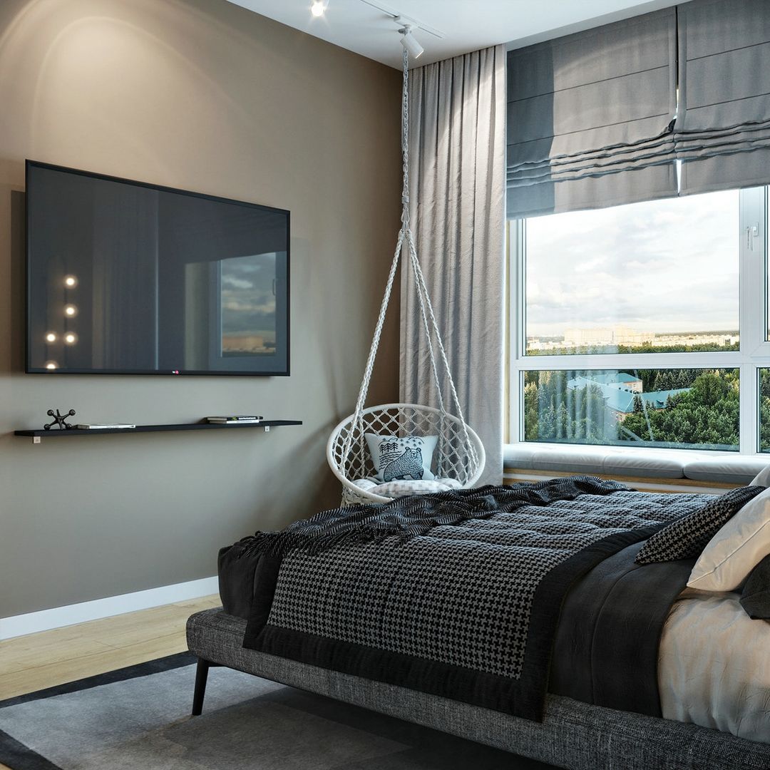 「家居设计」高级灰北欧风，源于自然用于生活装修效果图片_8