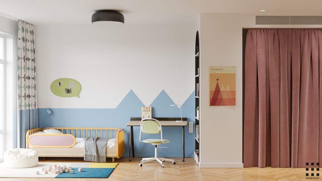 混搭风格装修，清新又温暖装修效果图片_7