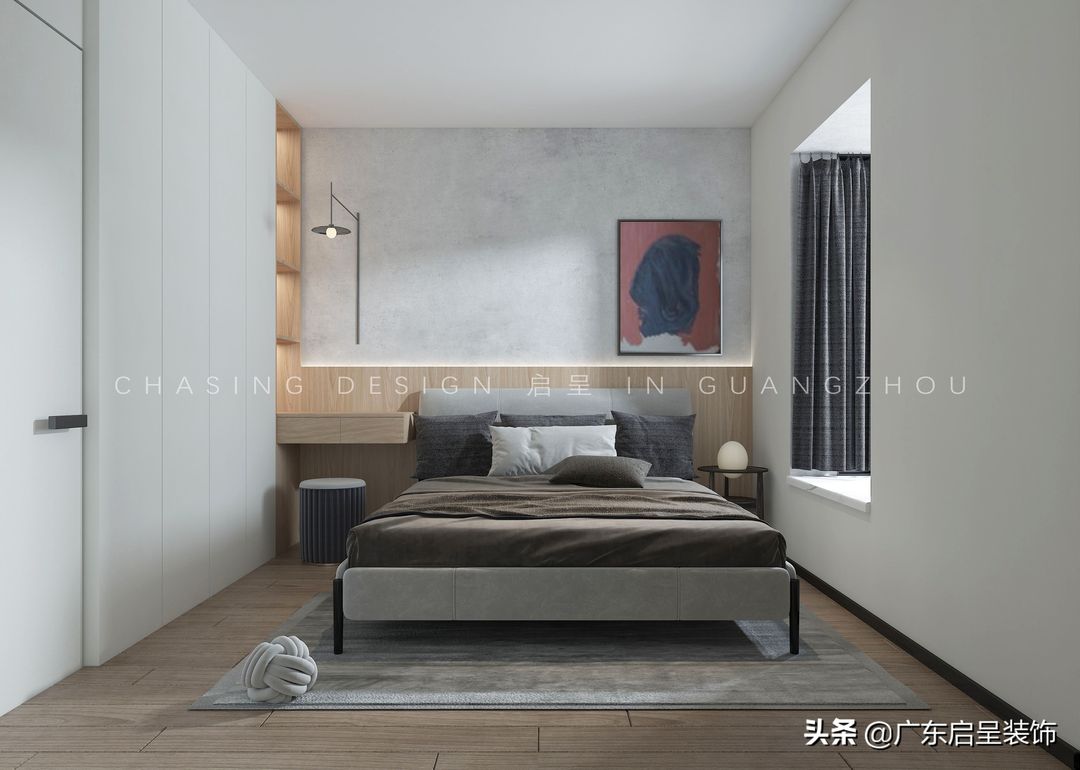 60㎡ 的户型，软装到位了，也可以美炸天｜#越秀区雍雅园南楼#装修效果图片_3