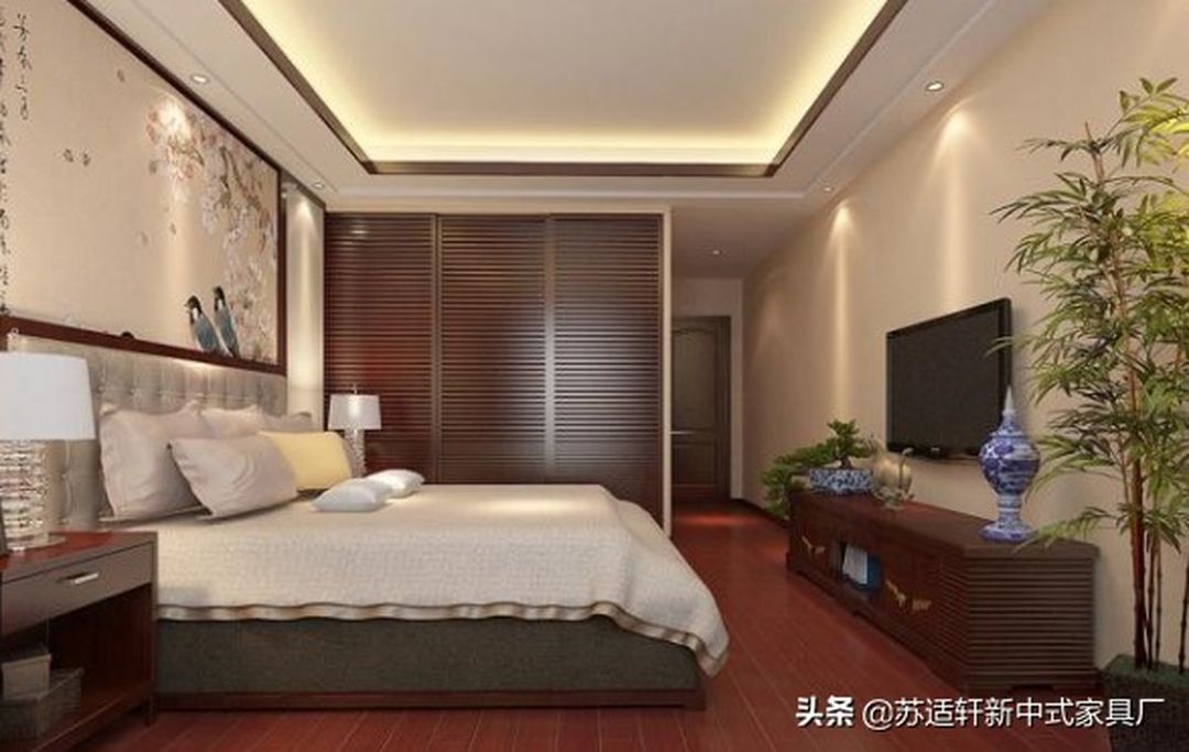 160㎡新中式风格设计，江南国风如此好看的中式装修效果图片_8