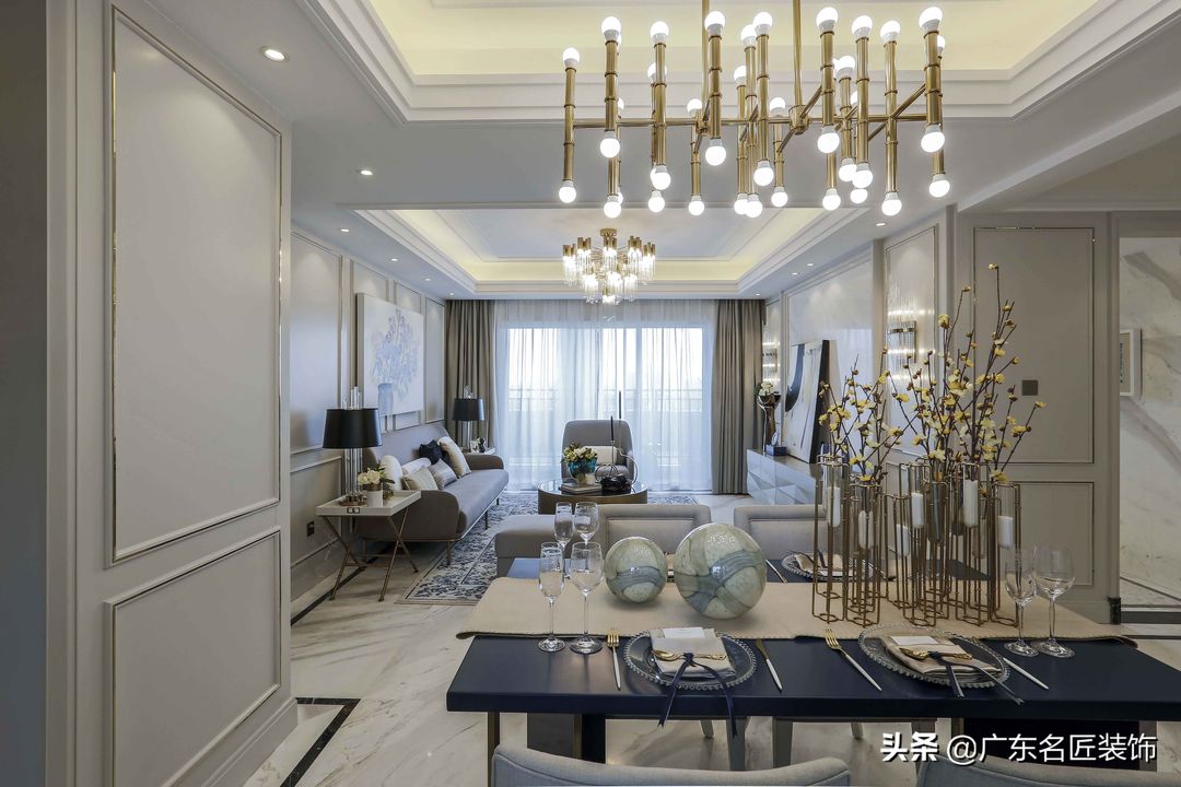 135m²欧式轻奢靓家，给你浪漫巴黎般的舒适生活装修效果图片_6