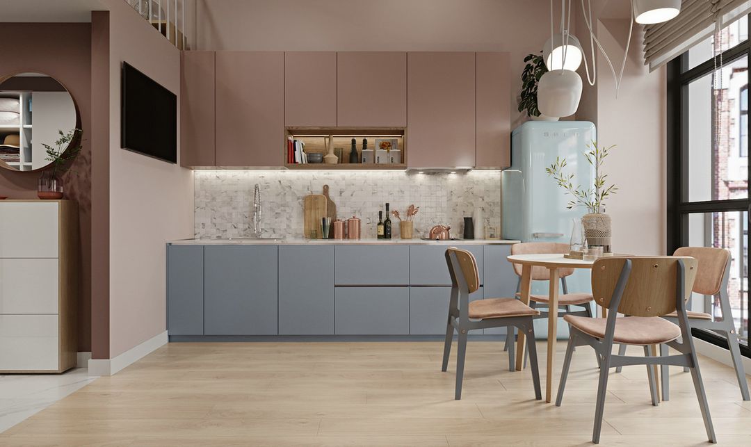 「家居设计」北欧橡皮粉LOFT设计装修效果图片_3