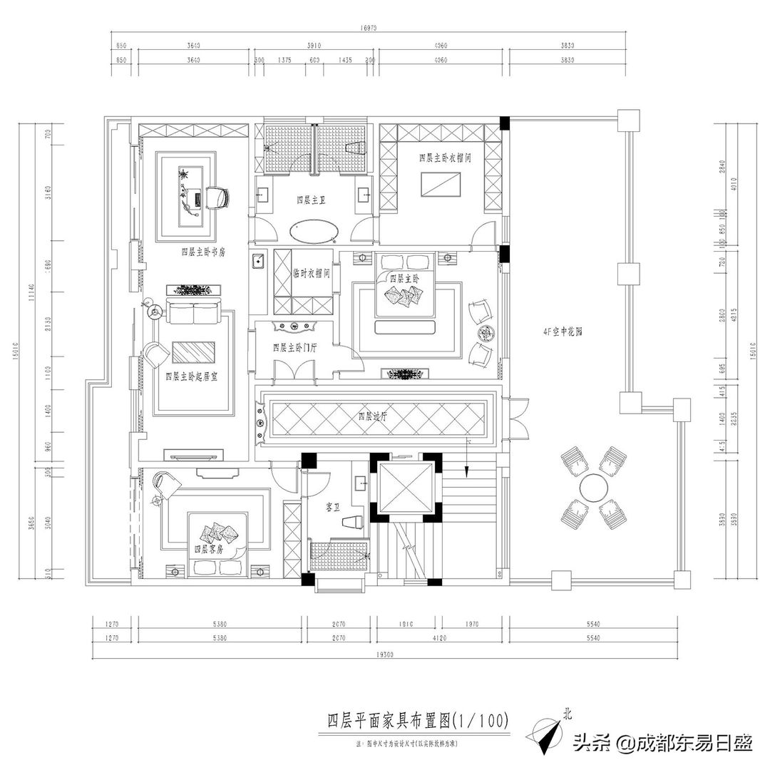 1000平别墅现代轻奢风格装修，演绎新贵豪宅丨东易设计装修效果图片_4