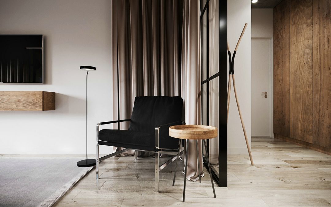 「家居设计」 俄罗斯工业风小户型公寓-室内设计装修效果图片_13