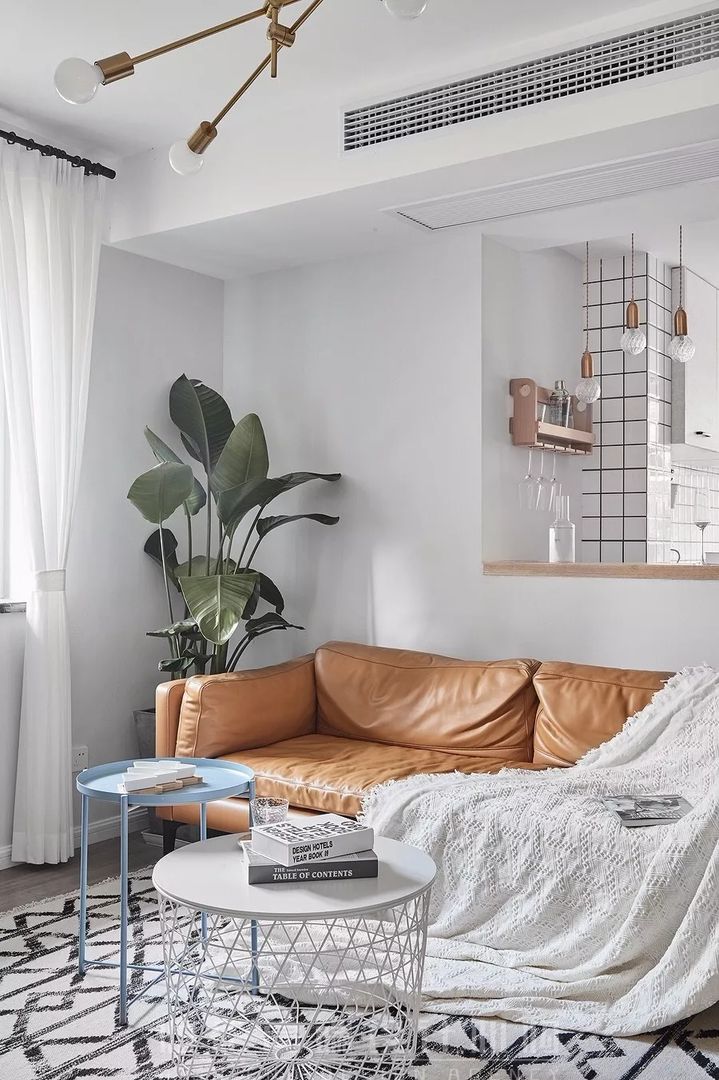 客厅摆上驼色沙发，轻松打造轻奢风装修效果图片_11