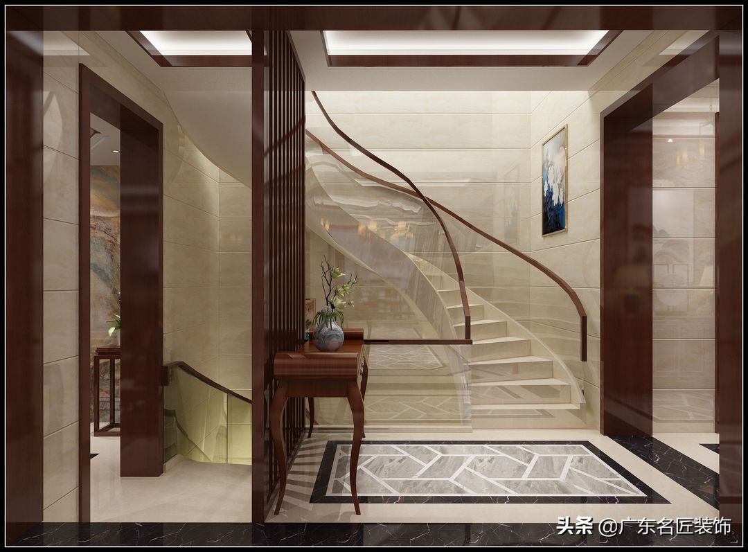 356m²新中式豪宅，盛世门庭，古典的低调与奢华装修效果图片_13