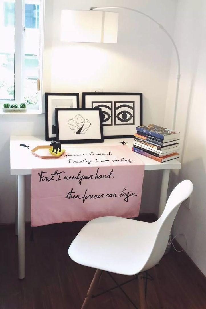 23张小户型简约书桌搭配设计，房间小可以参考装修效果图片_16