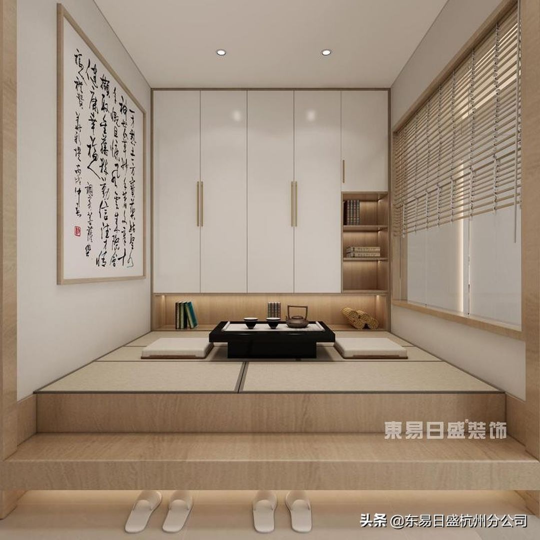 124㎡日式风设计，木色渲染下的美好时光装修效果图片_3
