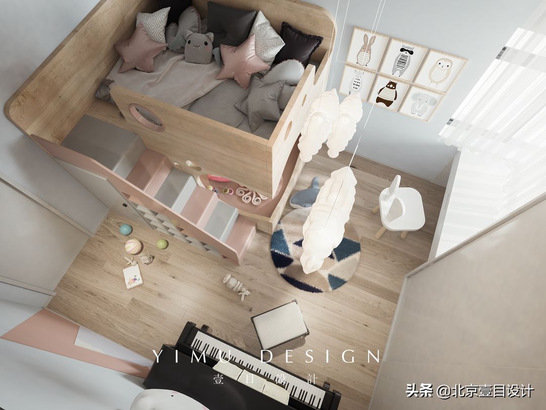 超好看的时尚儿童房装修效果图片_3