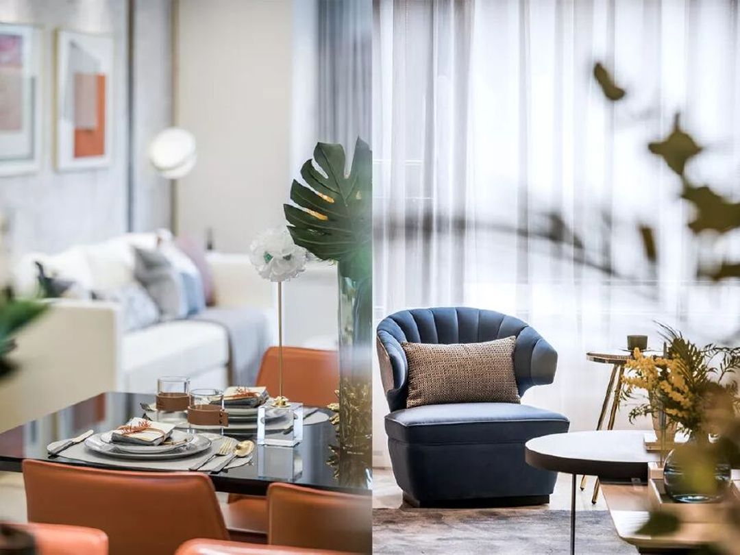 「家居设计」恰到好处的温柔轻奢，三户型品质美学家 | 圣易文装修效果图片_23