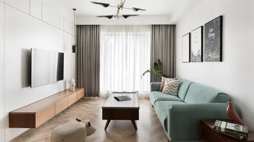 87m²北欧三人居，化零为整，完美打造隐藏式储物空间