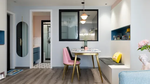 98㎡梦幻马卡龙改造，遇见生活里的小幸福