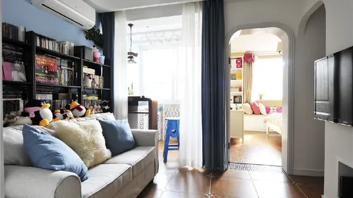 56㎡布偶小筑地中海田园公寓小居