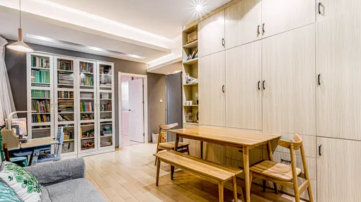 50㎡内乾坤大挪移，看如何爆改老城区学区房