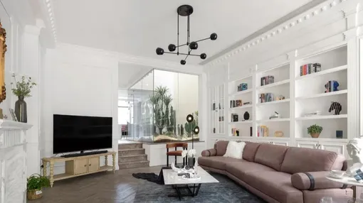 采光天井、室内花园，300㎡五层法式，当婚房够壕！