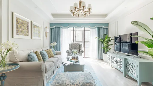 谁说美式风只能沉闷老旧？他用网红配色装出了无敌清新感！