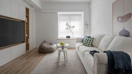 60㎡LDK一体化设计，卧室变客厅，教科书级改造！