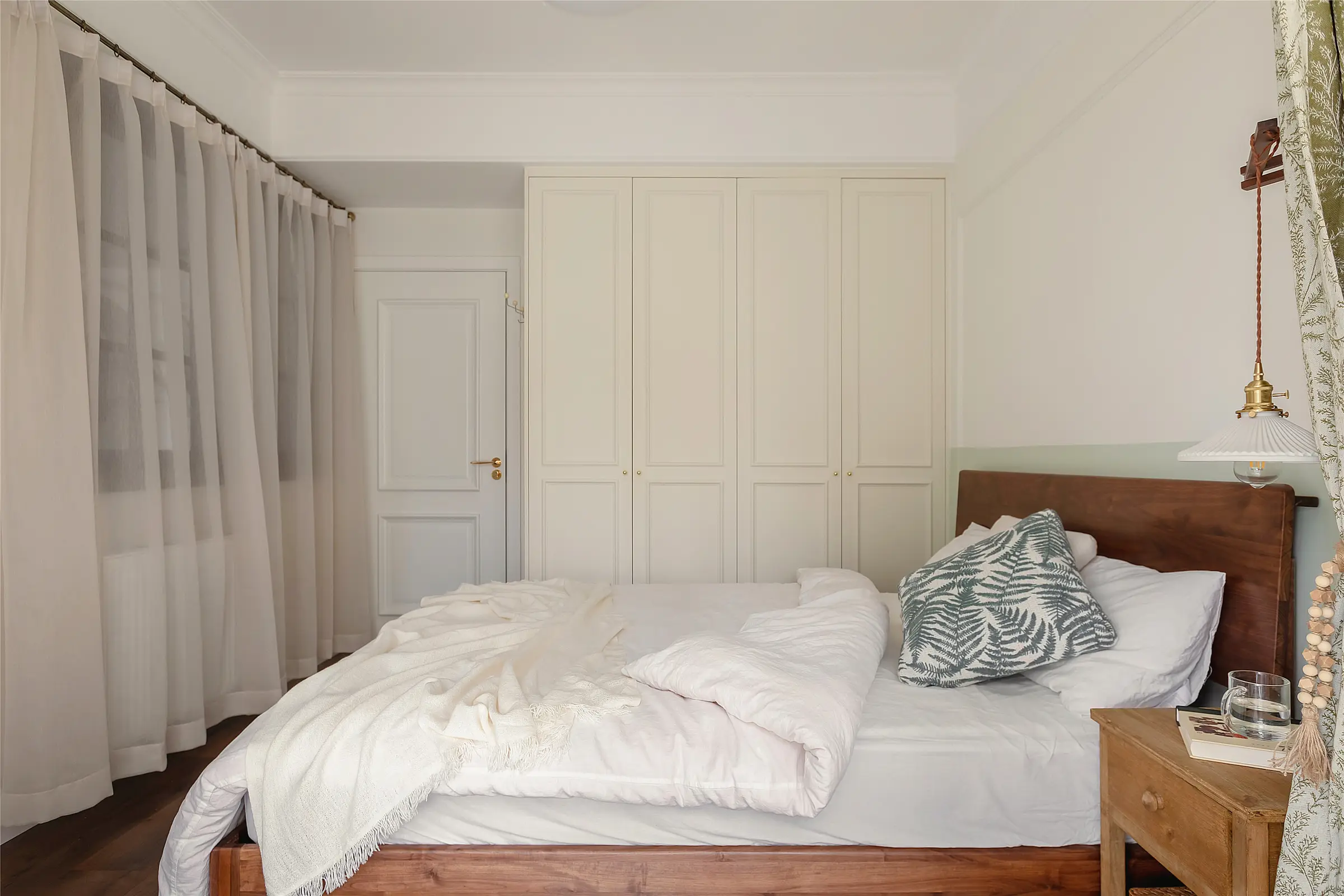 想要清新自然的卧室，可以这么搭配乳胶漆～图片_3