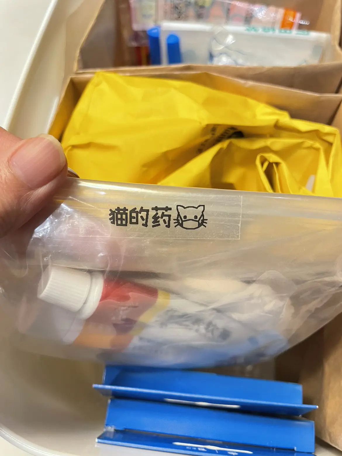纸袋妙用｜自制分类家庭药箱图片_6