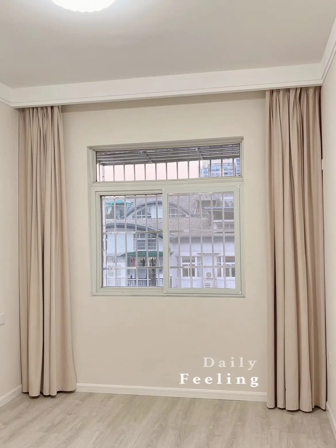 我的奶油温馨卧室大家看看布置怎么样图片_1