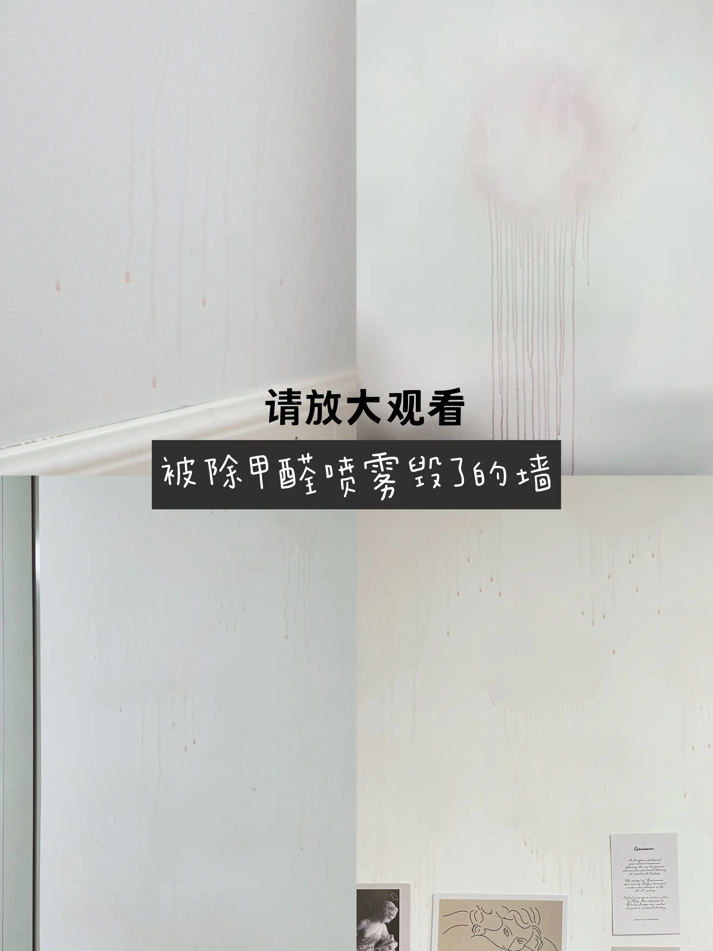 除甲醛喷雾翻车，看我如何拯救泼墨墙面图片_0