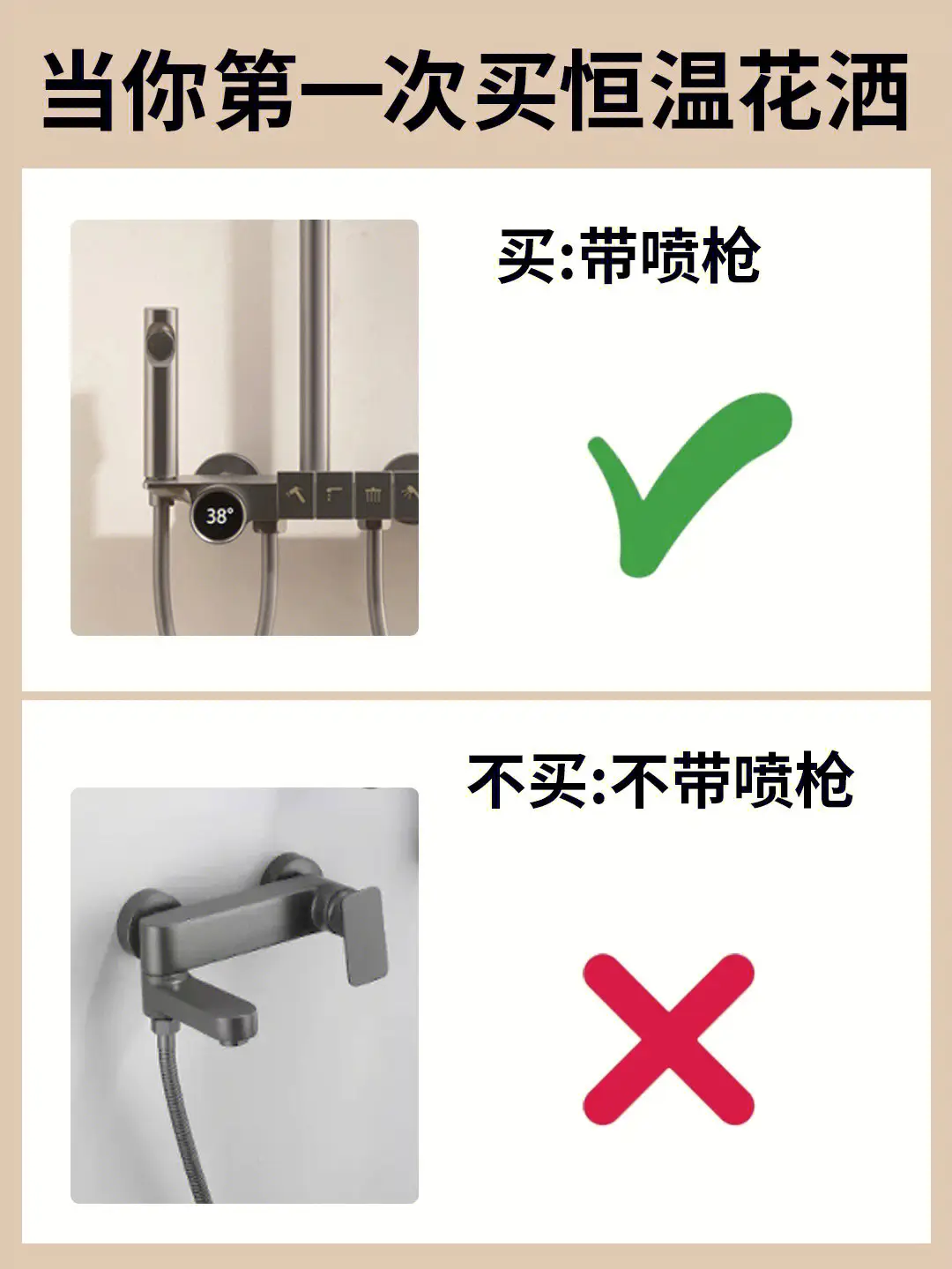 给第一次买恒温花洒朋友的忠告⚠️⚠️图片_4