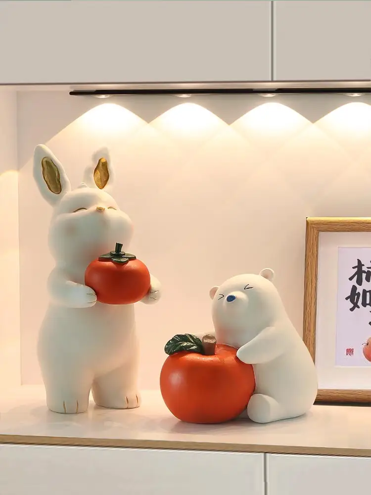 哇，爱了这对兔子🐰新年摆件图片_3