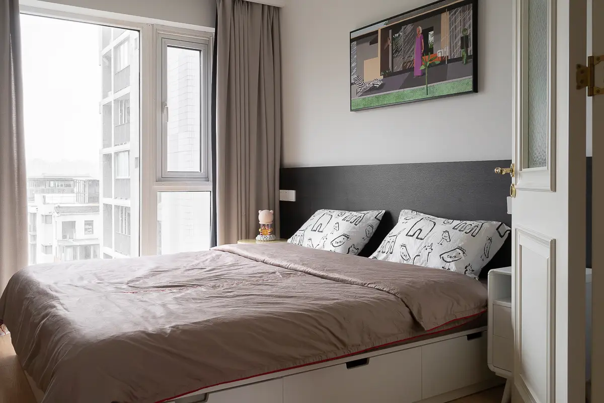 无主灯设计的混搭温馨卧室 | 附好物分享图片_3