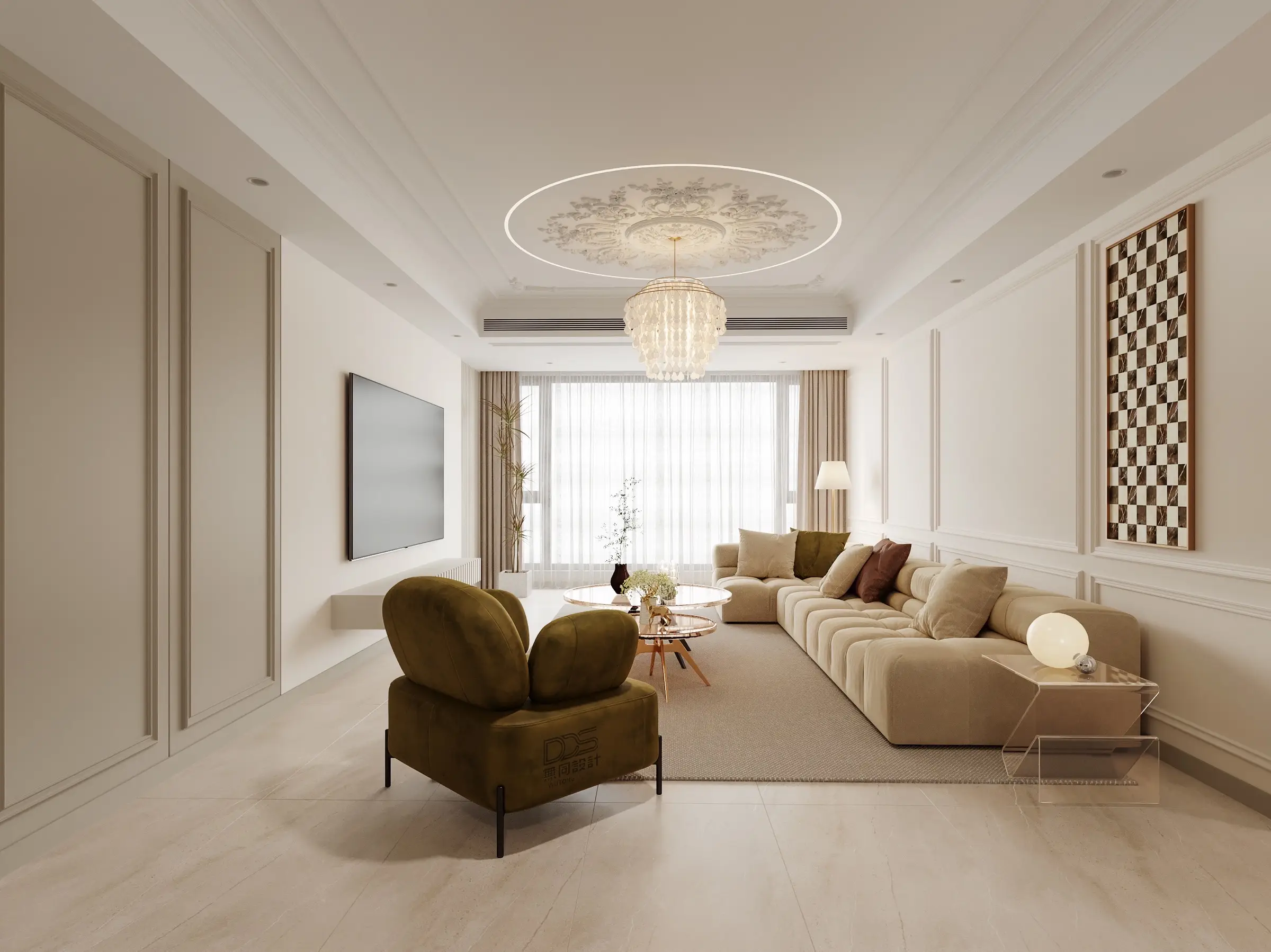 住在这个法式风的家，感觉一举一动都很优雅图片_0