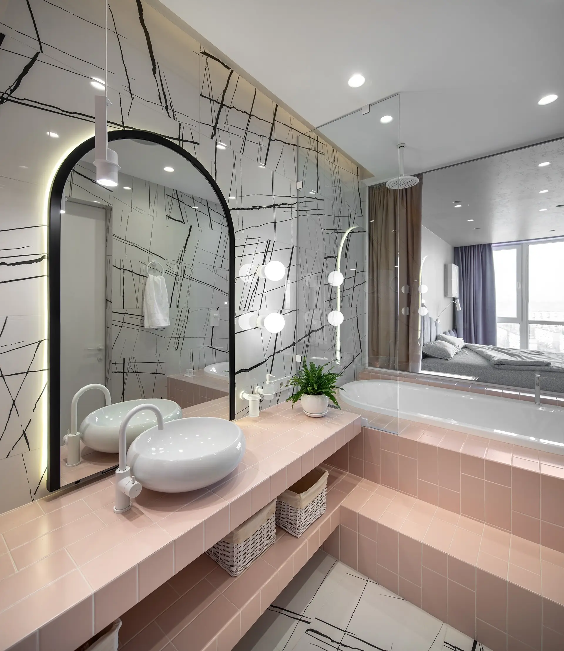 玩大了！直接一面墙用多巴胺色系～图片_8