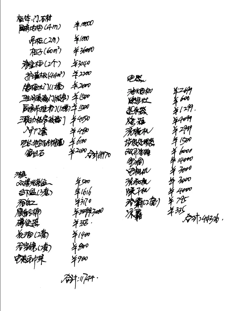 130㎡装修设计清单，照着买不踩坑❗图片_7