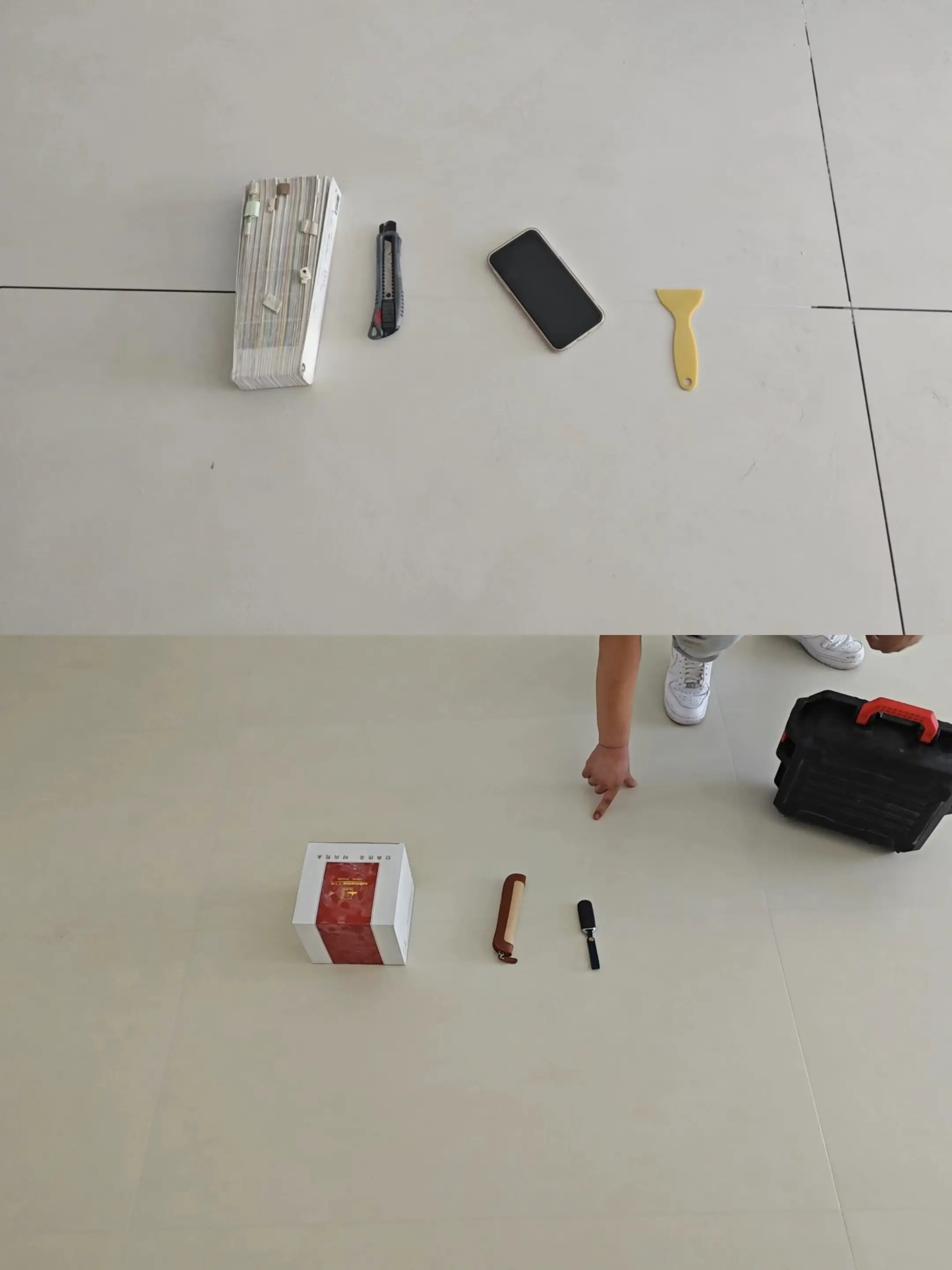 清和施工｜看图说话，环氧彩砂美缝消失术图片_0